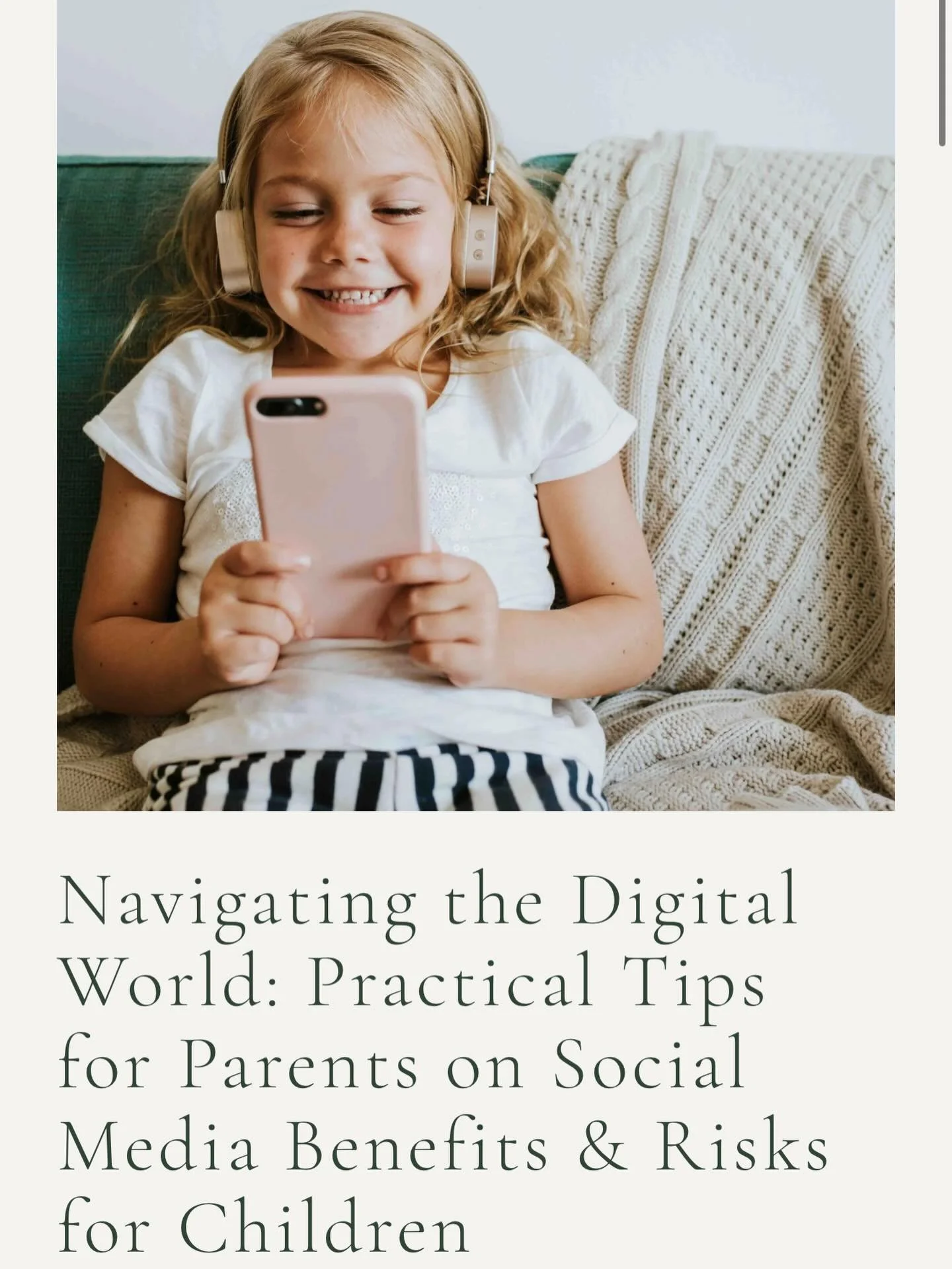 New Blog Post! Parents, wonder how social‑media shapes your child&rsquo;s life? Discover the benefits, risks, red‑flags, and when to seek professional help, all in one quick article written by 

@psychotherapy_with_danielle 

Connect with us at: bcth