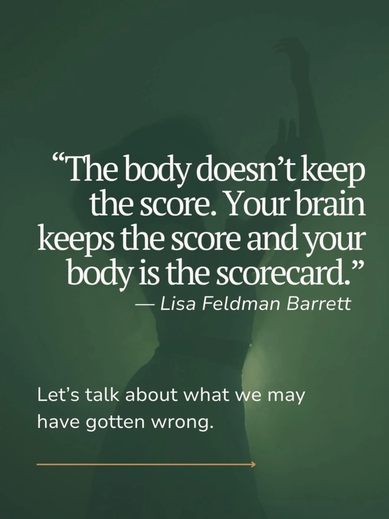 Let&rsquo;s talk about what we may have gotten wrong about trauma and how it lives in the body. 
I appreciate this distinction and I&rsquo;d love to hear your thoughts about it in the comments! ✨

@traumatherapistinstitute 

Connect with us here;
👉@