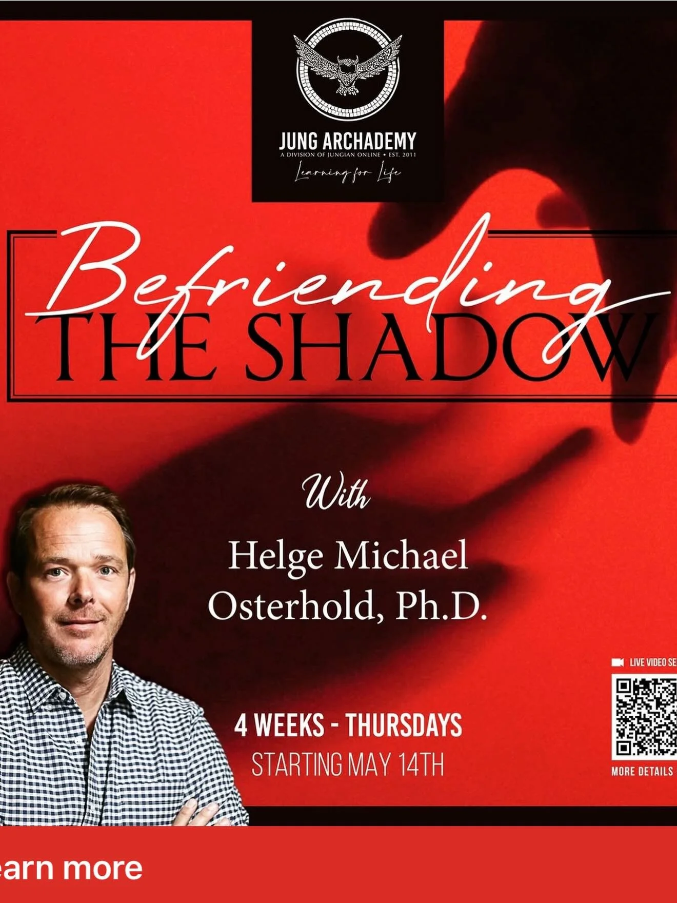 Befriending the Shadow 🖤 Joiners welcome! ❤️ 
 
 

#therapy #depthpsychology #jung #onlinecounselling #therapist