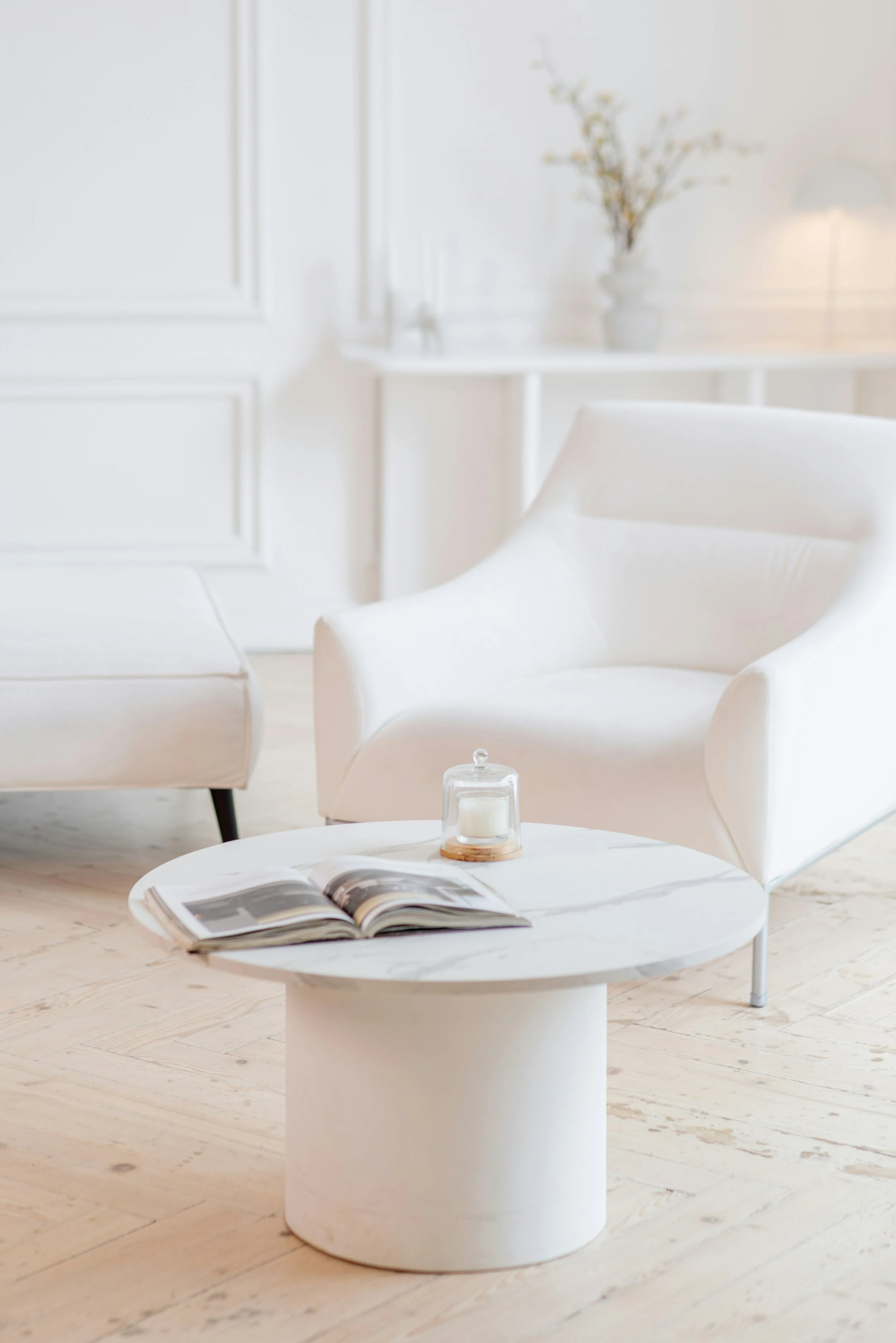 White Chairs in an Office Setting in BC