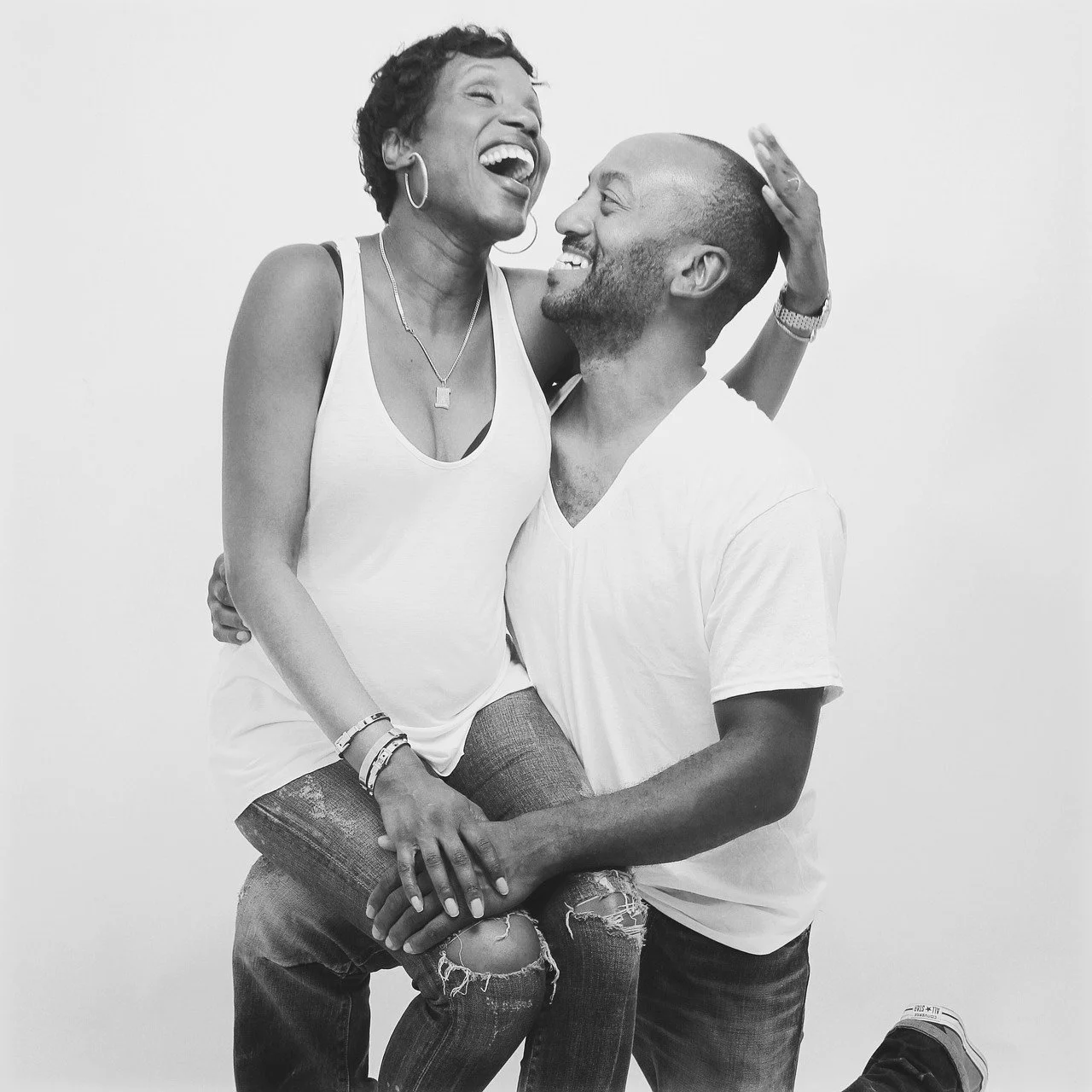 Couple embraces in BC Canada