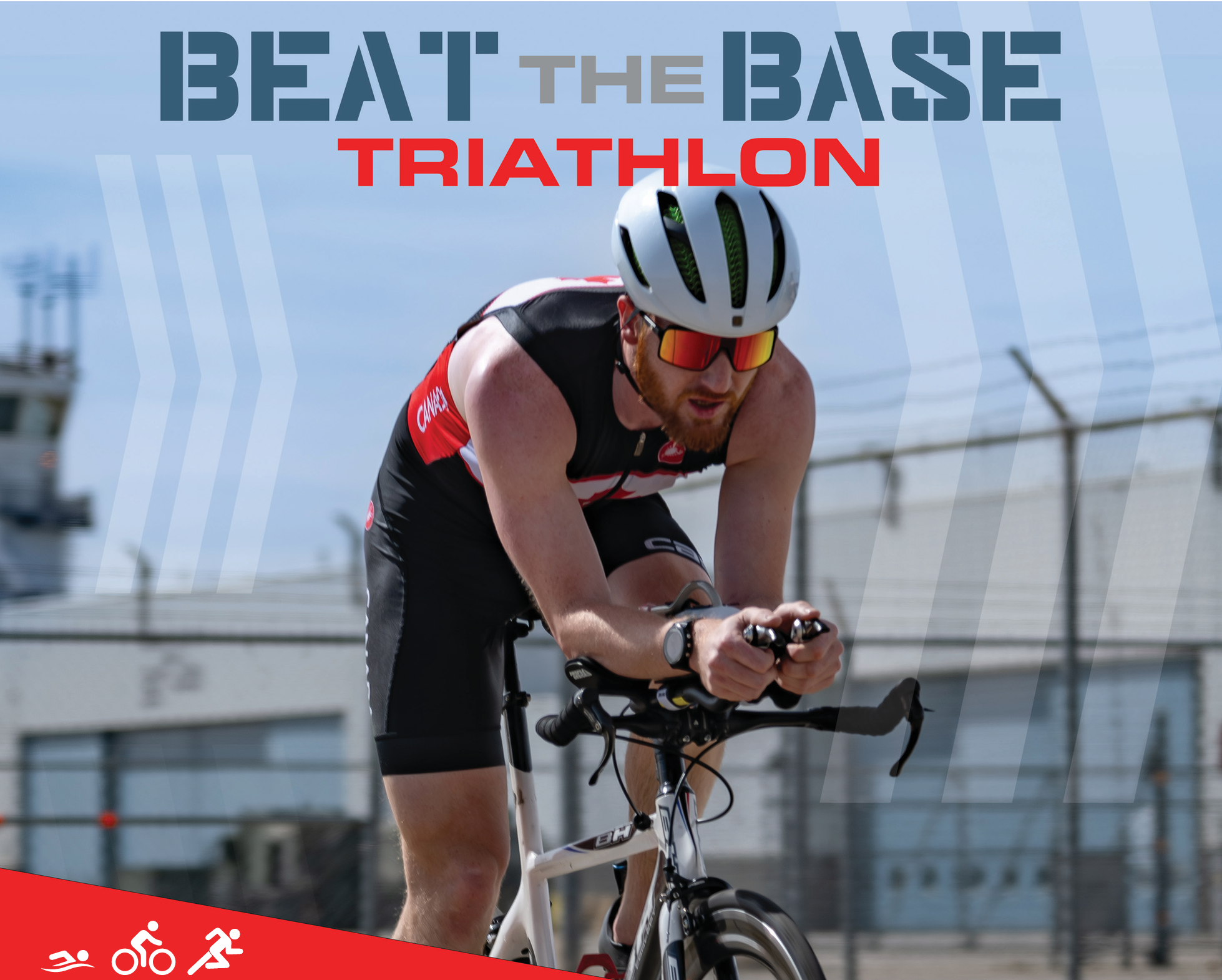 Race Director, Maj Eric Henderson, competing in Beat-the-Base 2024