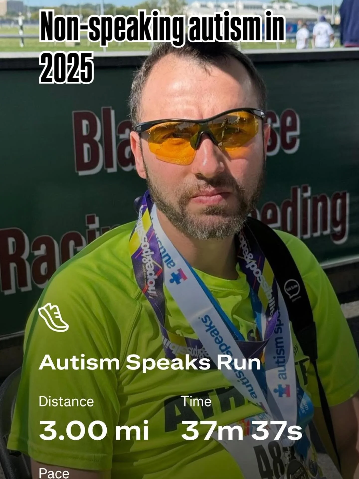 No stigma for autism and moms means that THIS happens today. Keep running. No going back!