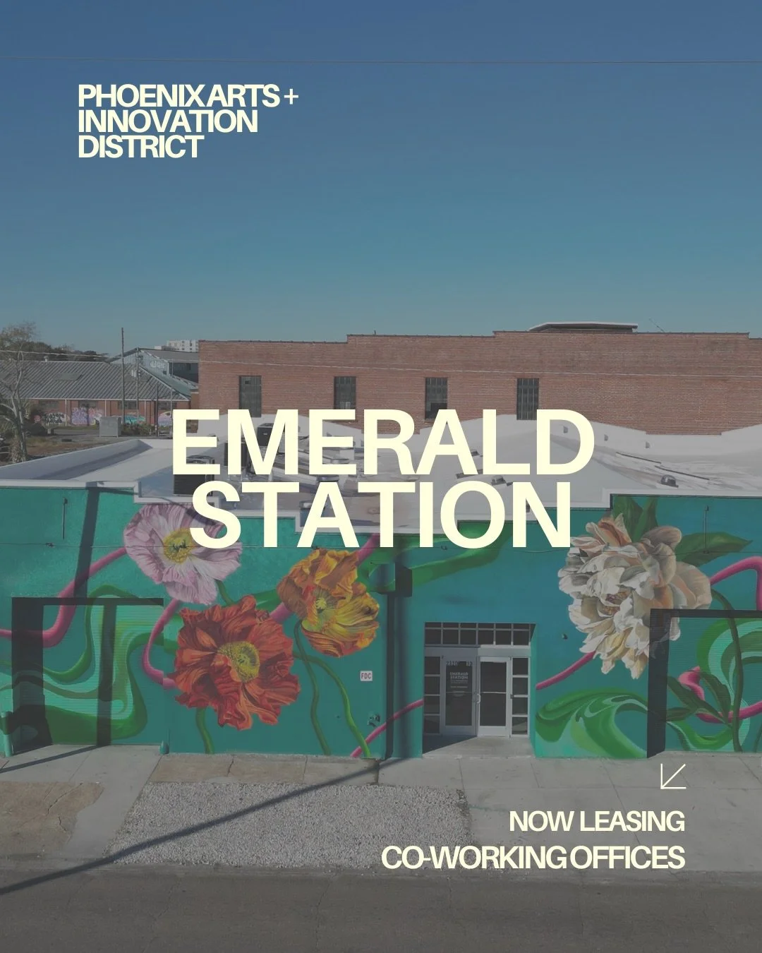 Thanks to everyone who stopped by @emeraldstationjax during yesterday&rsquo;s Gallery Brunch Hop! We are currently leasing space in the Emerald Station co-working offices, with flexible workspace options designed for entrepreneurs, creatives, and sma