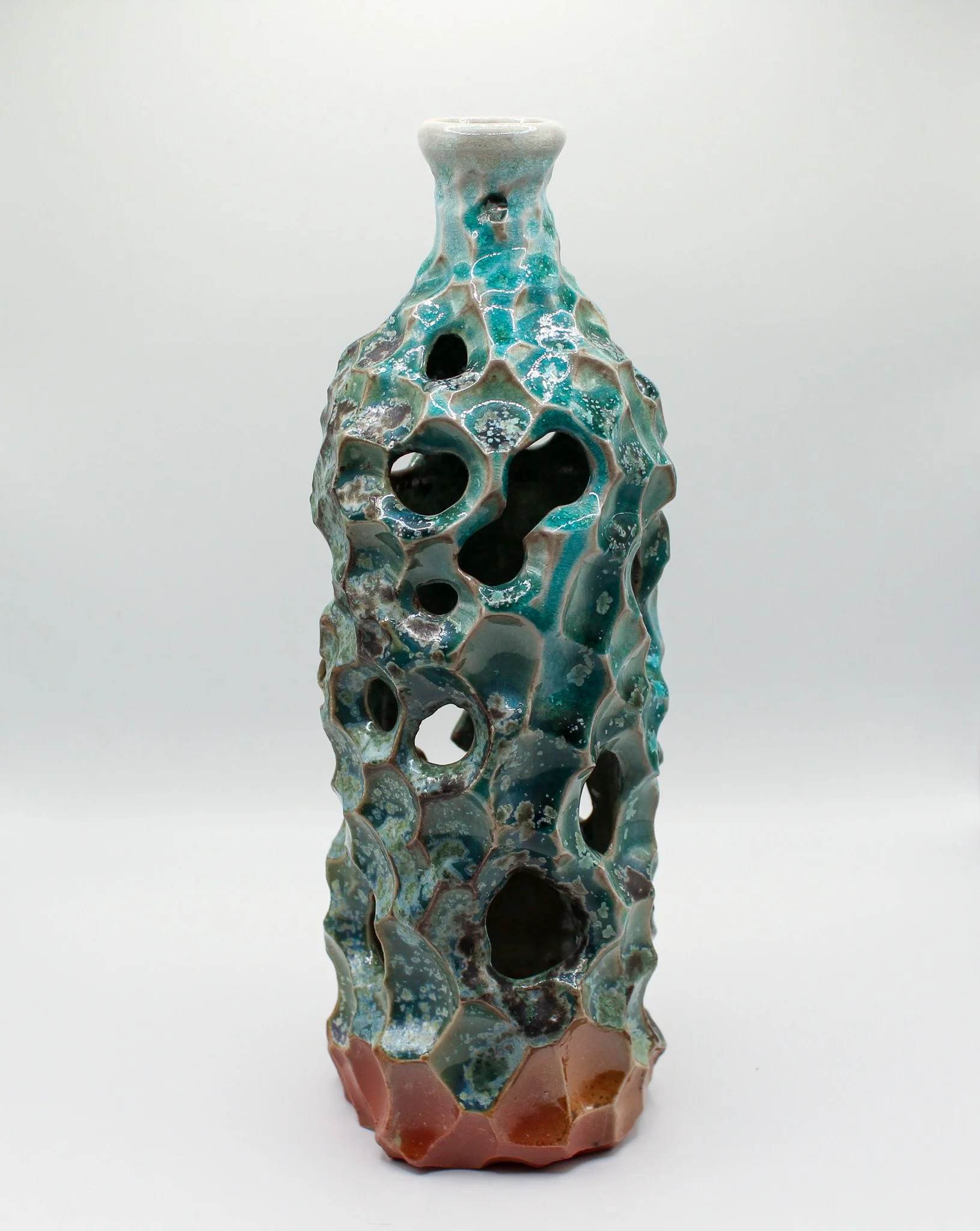 Carved Bottle 1, 8 in x 3 in, 2024