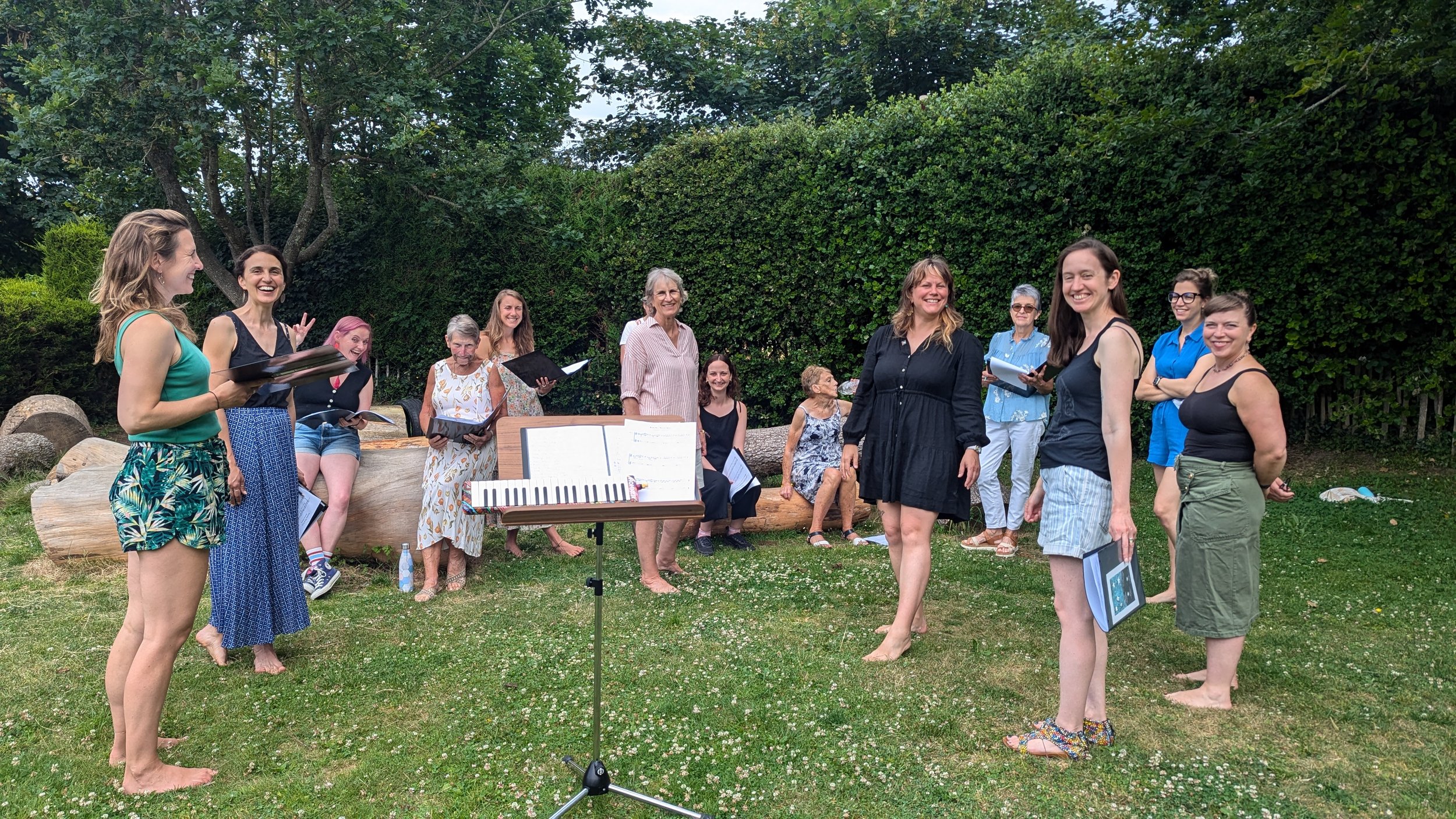 Lullaby choir rehearsal