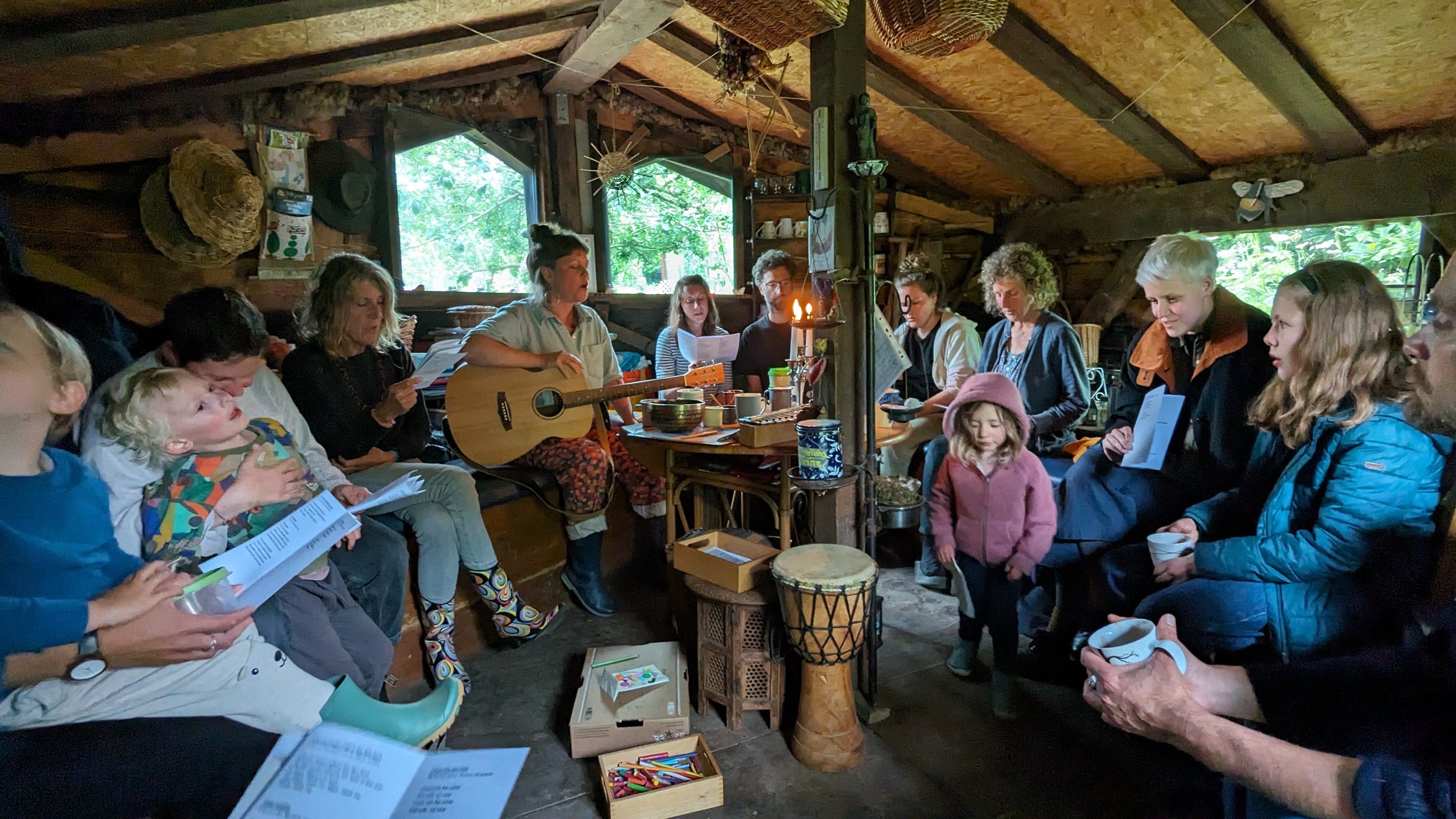 Lullaby sharing at Bird Song garden