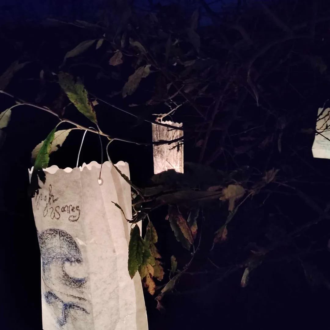 Lullaby sharing & lanterns at Bird Song garden