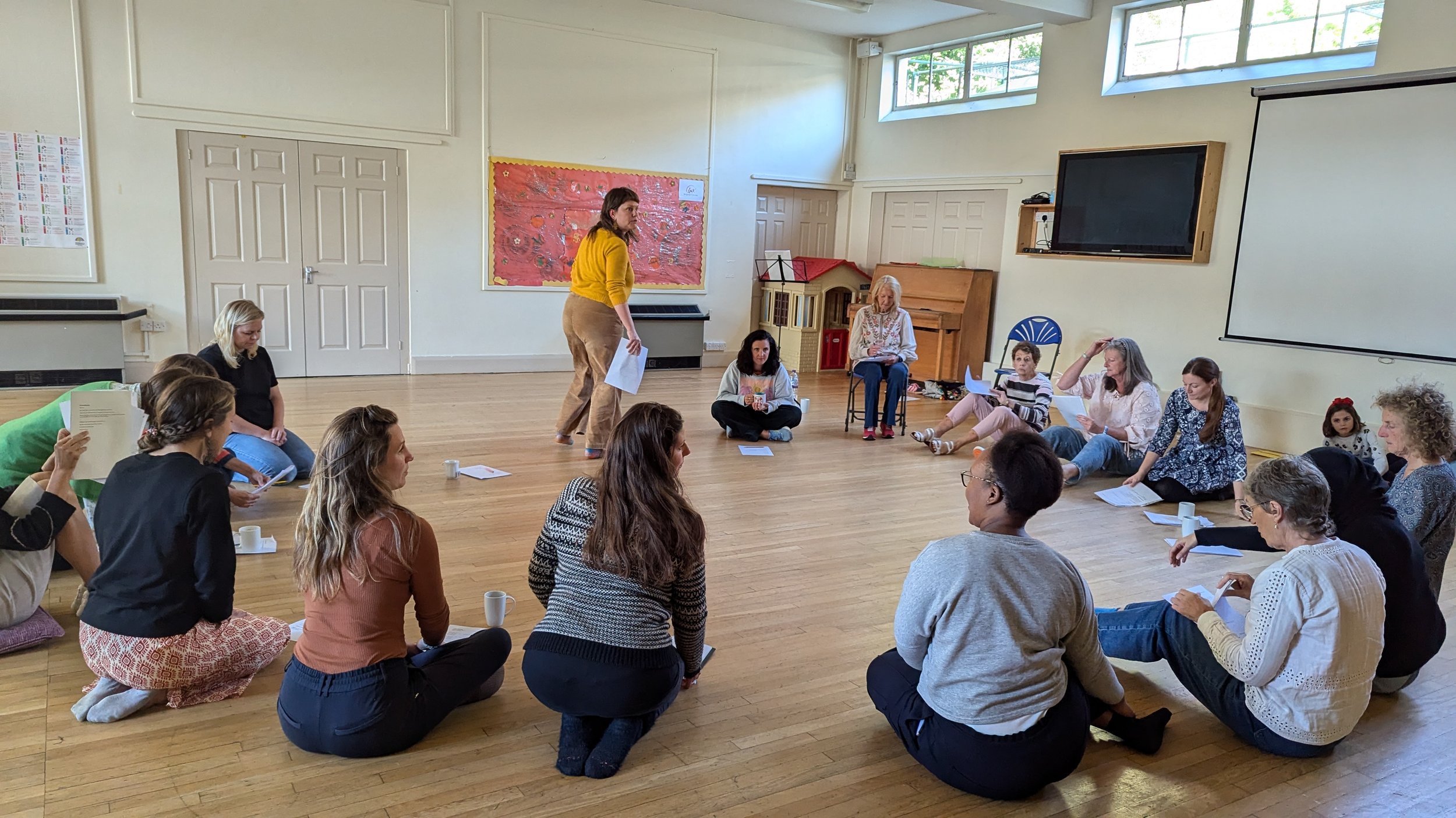 Lullaby choir rehearsal