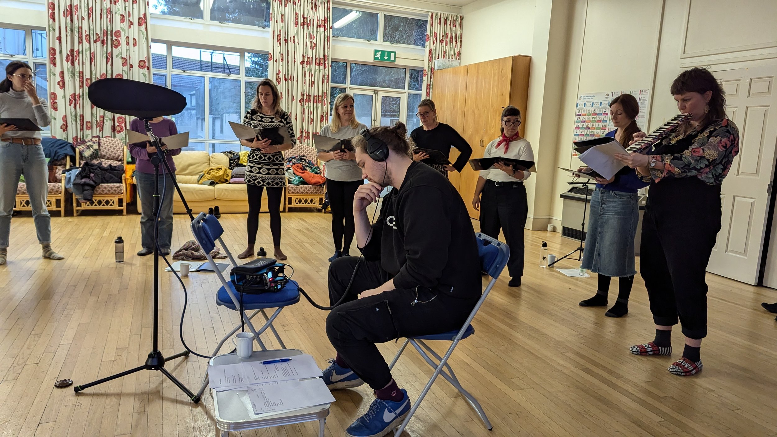 Lullaby choir recording
