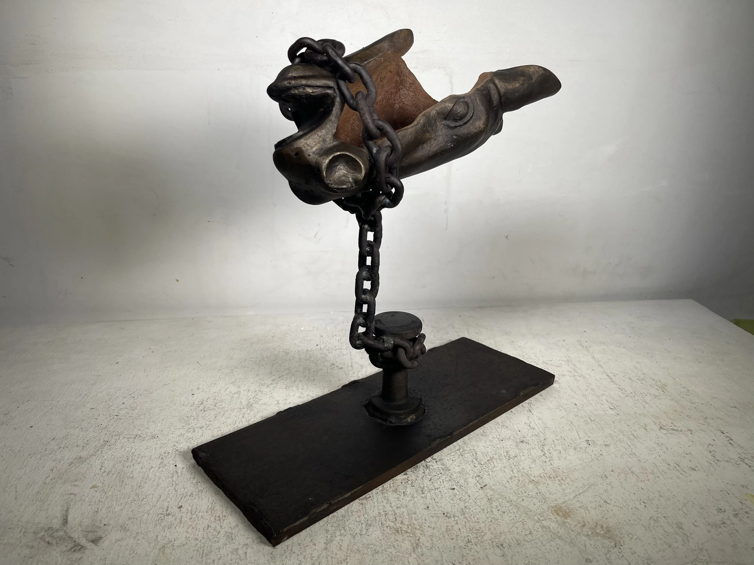Endurance / 
cast iron and steel / 
15" x 15" x 5 1/2"