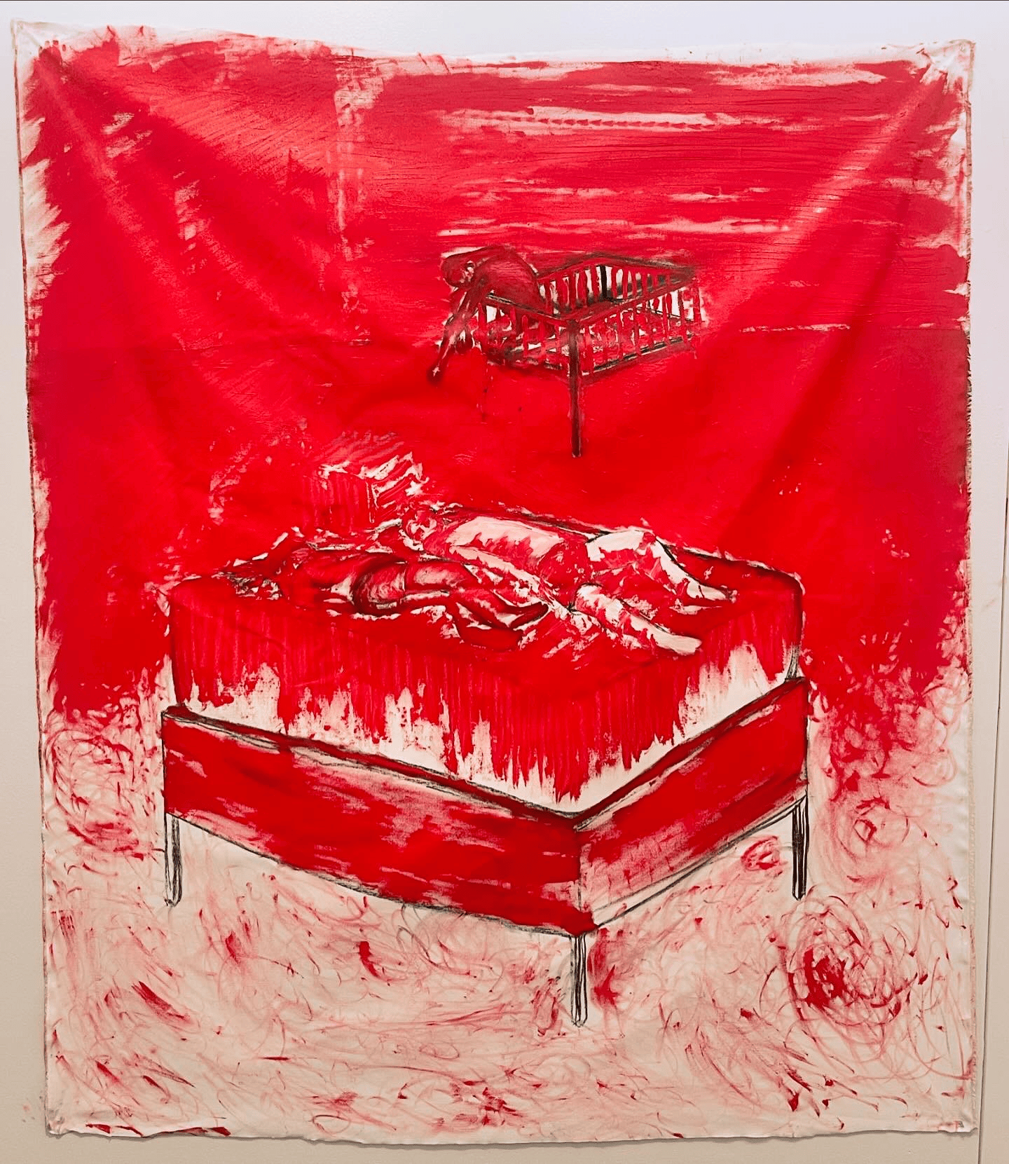 The Third One / 
oil on canvas / 
70" x 63 1/2"