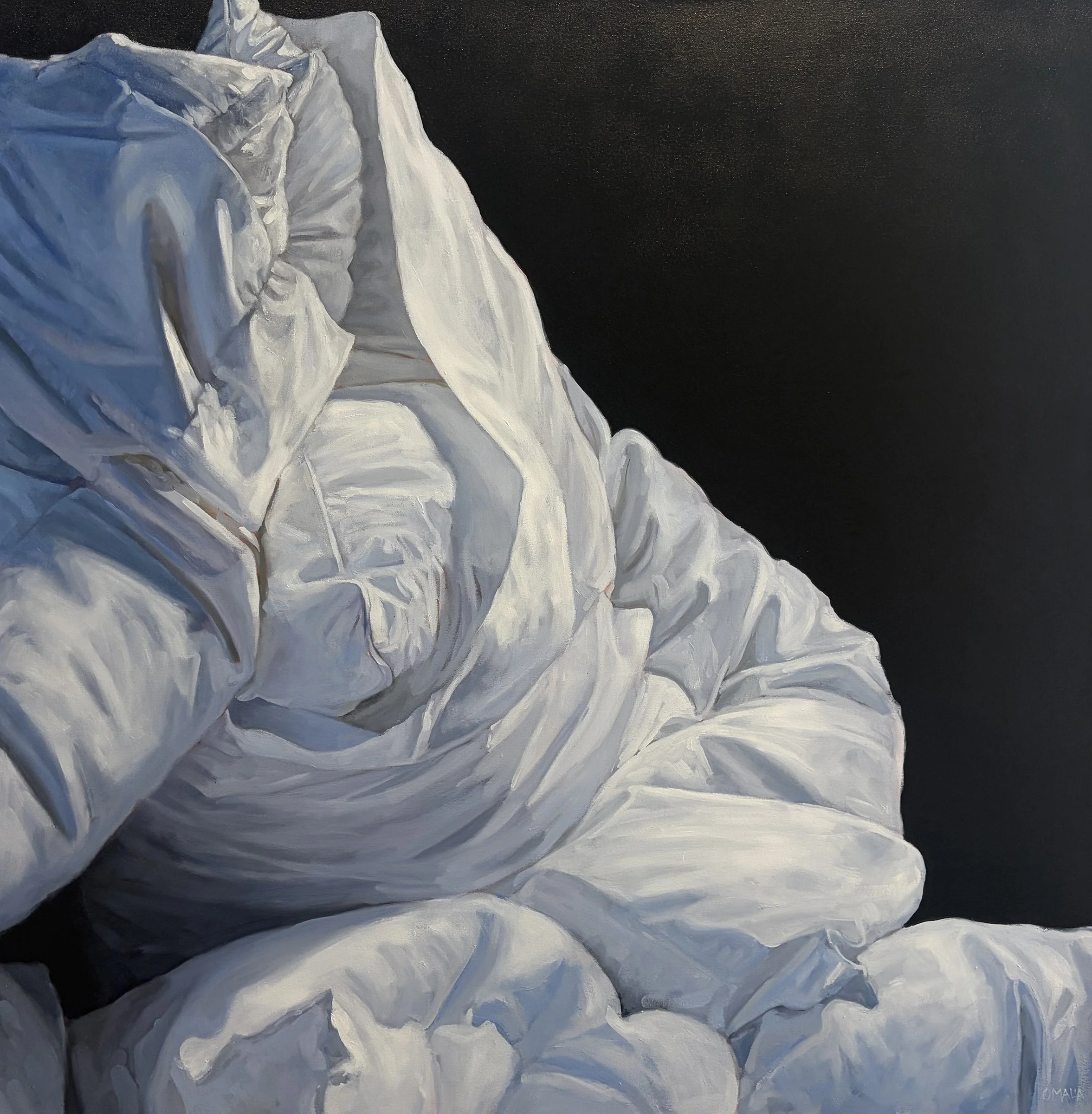 Never Enough Time, Oil on Canas, 48 x 48"
