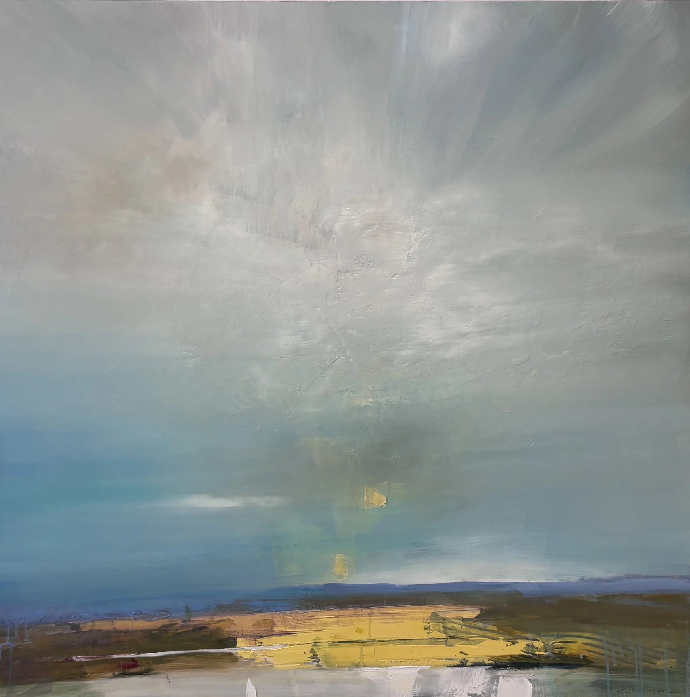 Ways of the Bay, Oil on Panel, 40 x 40"