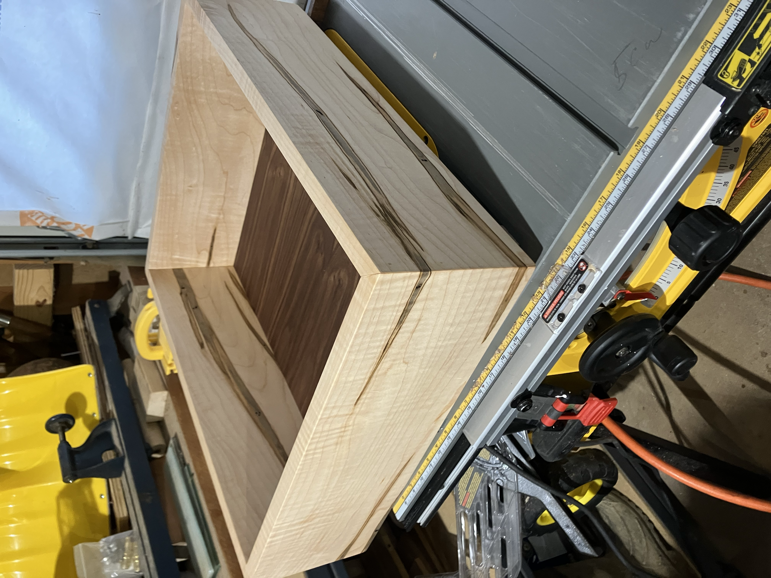 Ambrosia Maple drawer for Walnut Chest
