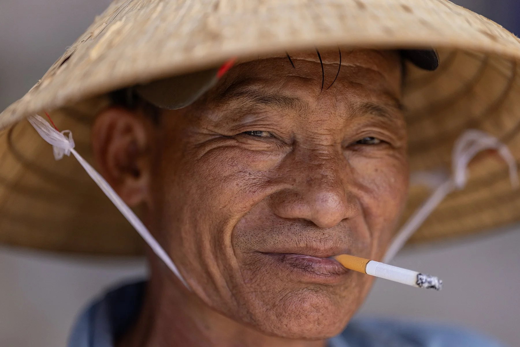 Sardine farmer in Vietnam