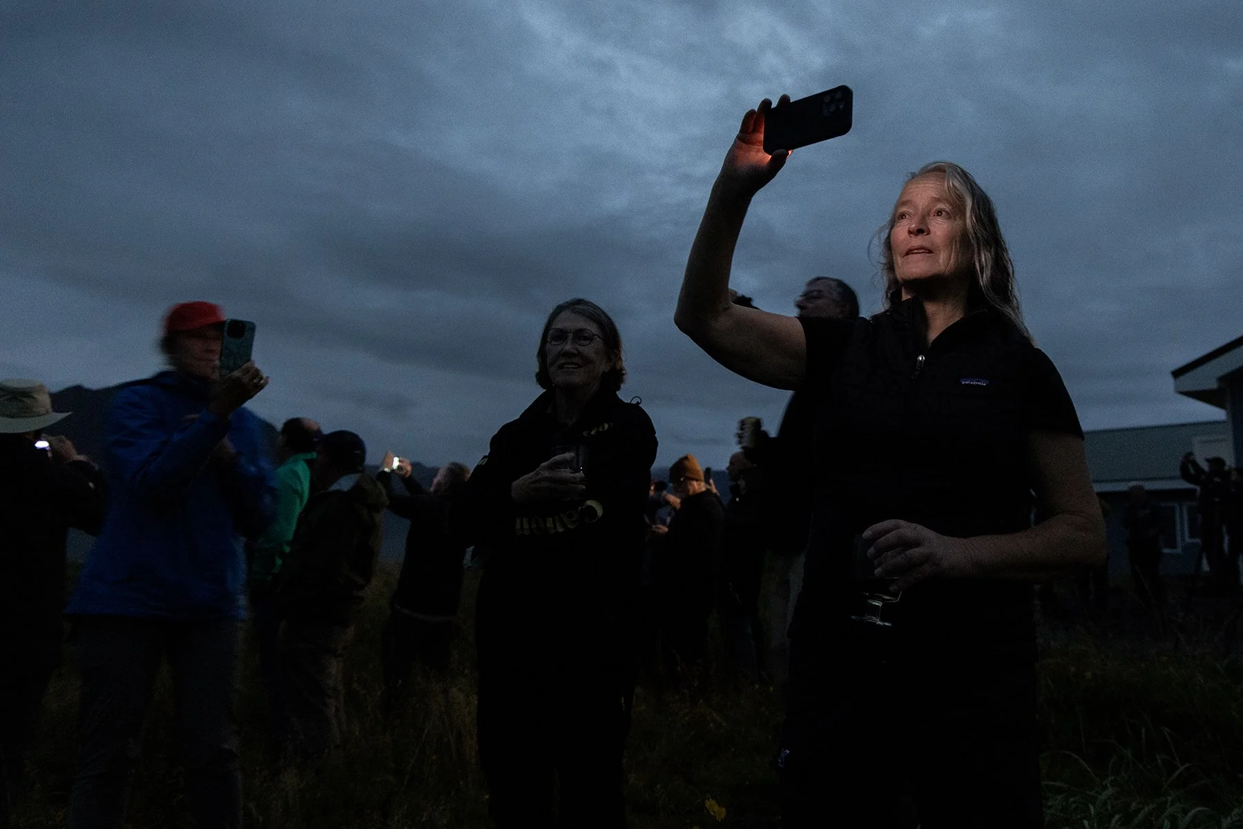 Looking up during totality. Even without the photograph we hoped for, the experience of a total solar eclipse in Iceland was unforgettable. #Iceland #SolarEclipse2026 #PhotographyWorkshop