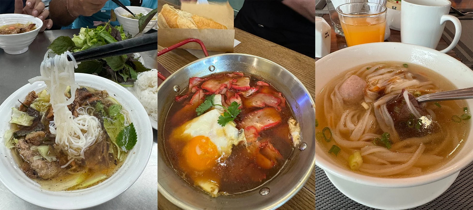 Traditional Vietnamese food in Vietnam