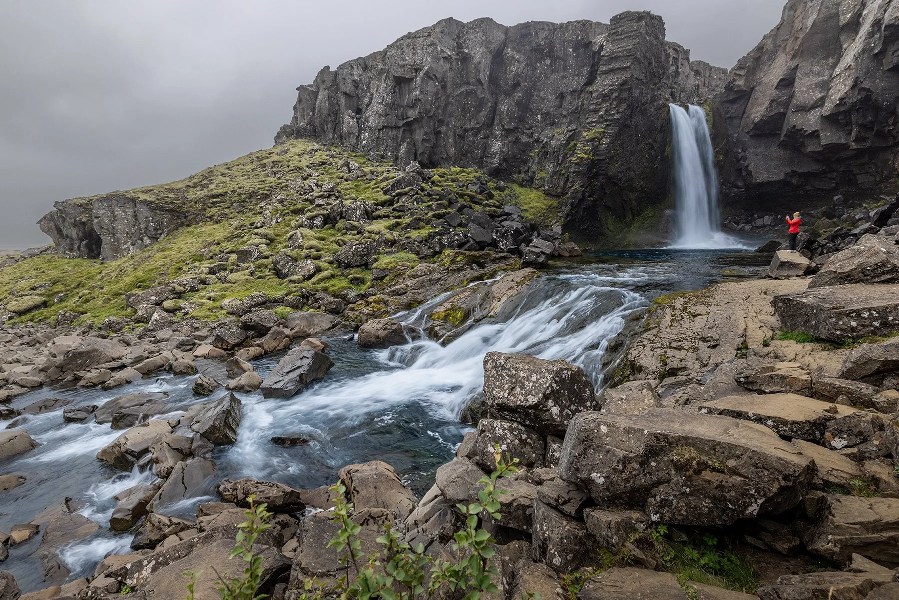 Waterfall in Iceland
