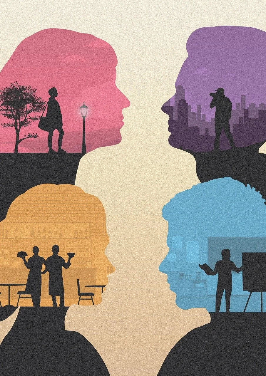 people in various occupations