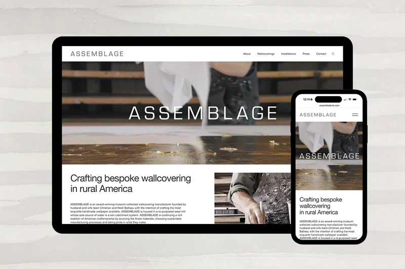 ASSEMBLAGE Website Redesign