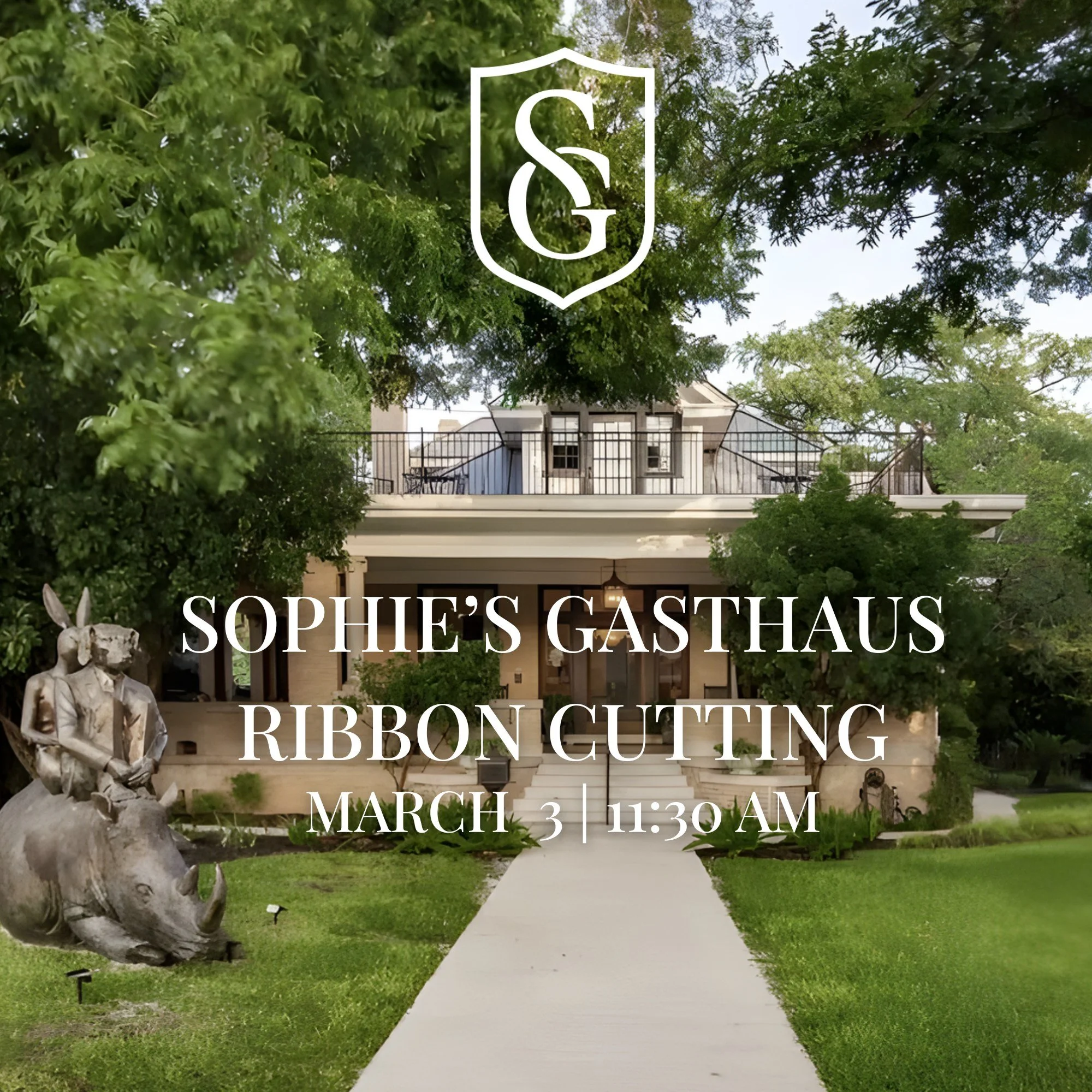 Come celebrate this next chapter with us ✂️
Our official ribbon cutting is happening March 3rd at 11:30 AM and is open to the public.

Stop by, take a peek around, and see what&rsquo;s new at Sophie&rsquo;s as we celebrate the rebrand. Light bites an