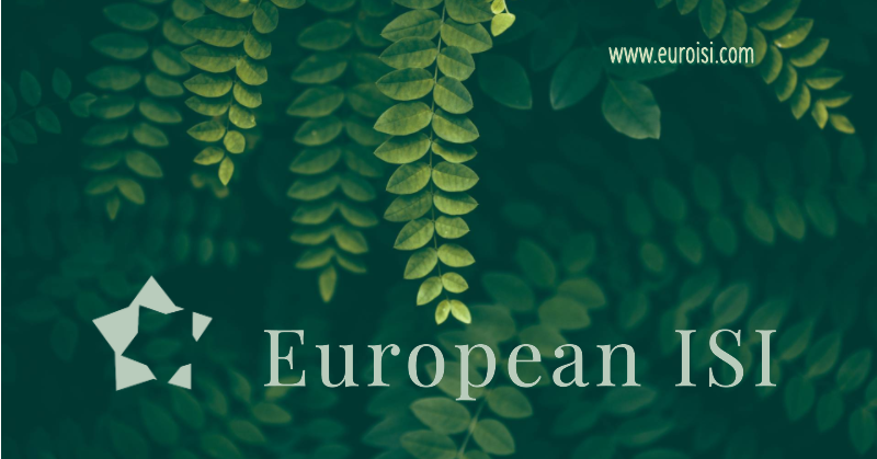 Green fern leaves with European ISI logo and website www.euroisi.com