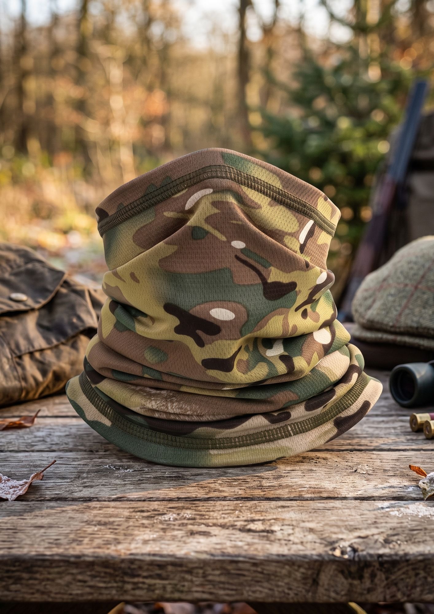 Multi-Terrain Camo Neck Warmer & Face Cover