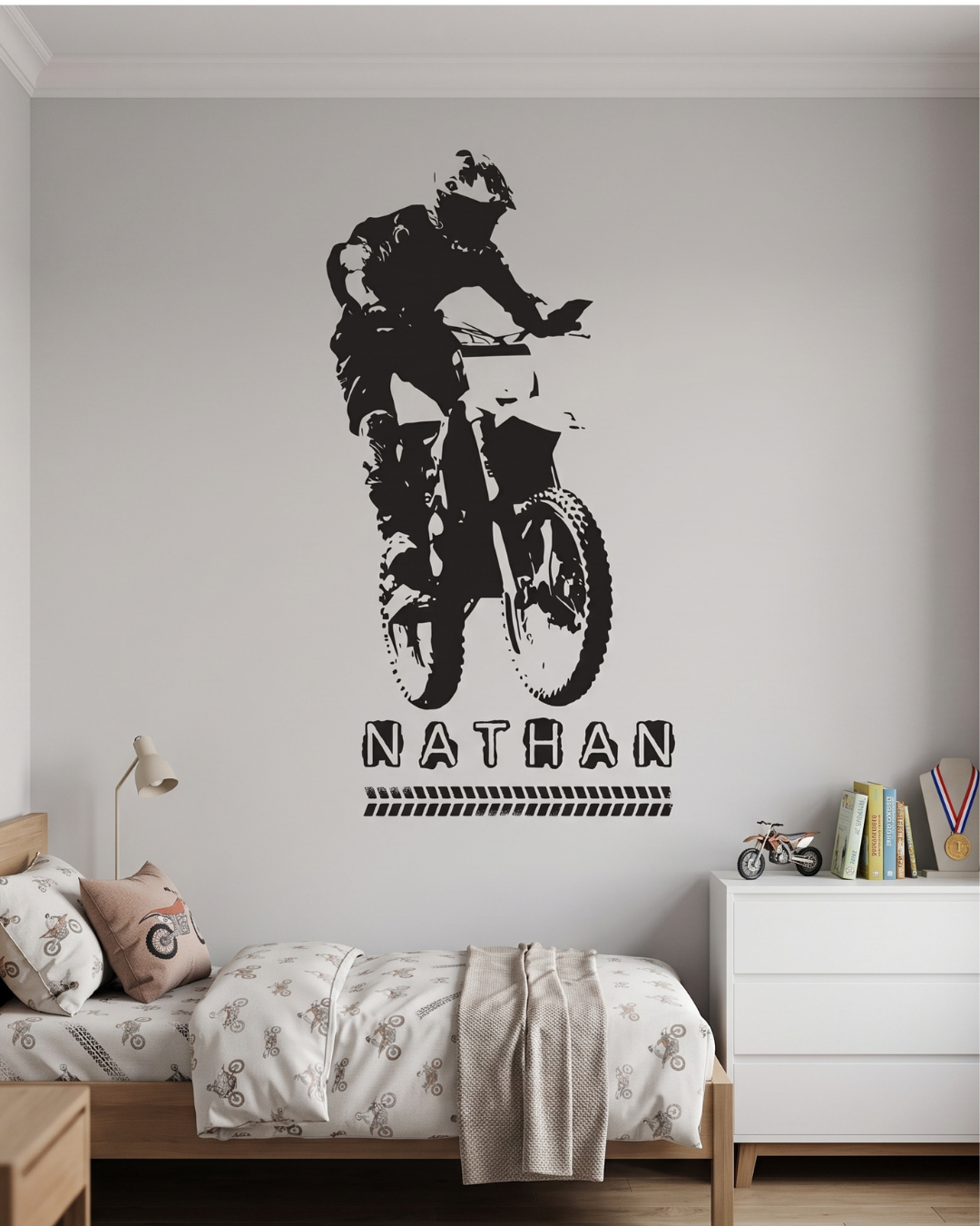 Personalized Motocross Decal