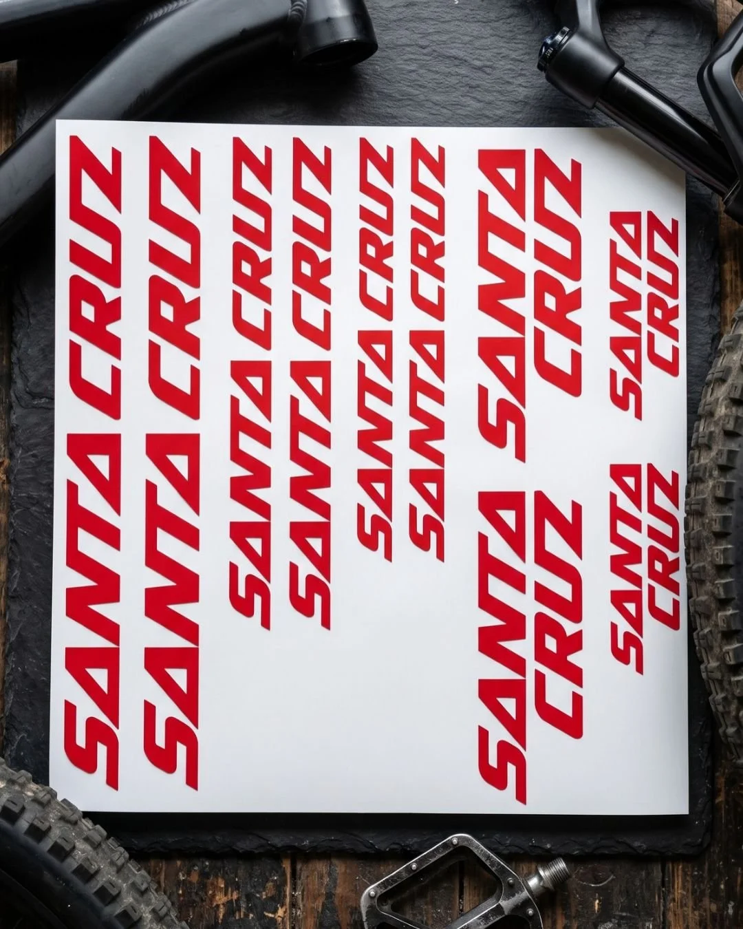 Santa Cruz MTB Frame Decal Pack – Premium Vinyl Mountain Bike Graphics