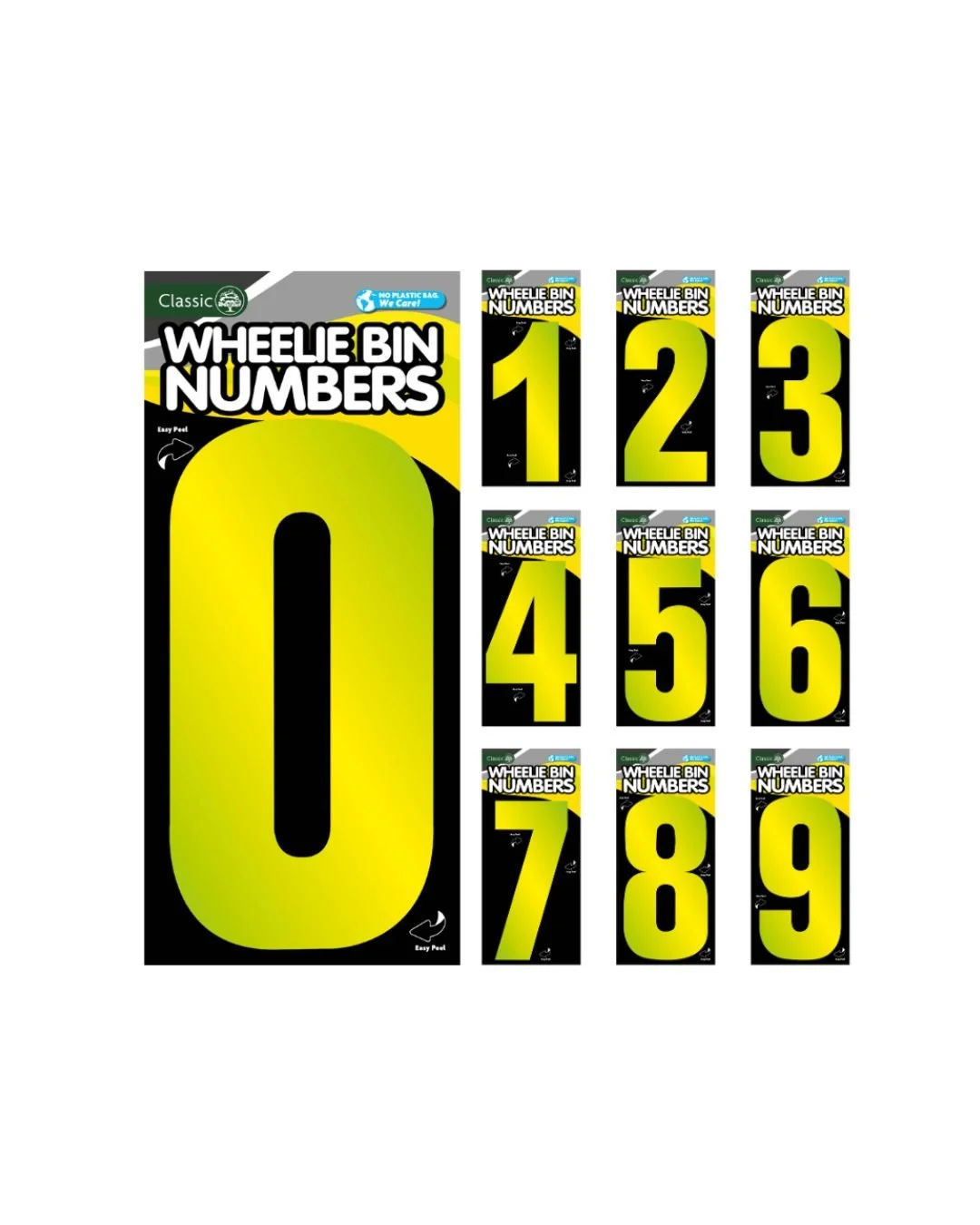 Hi-Vis Reflective Numbers