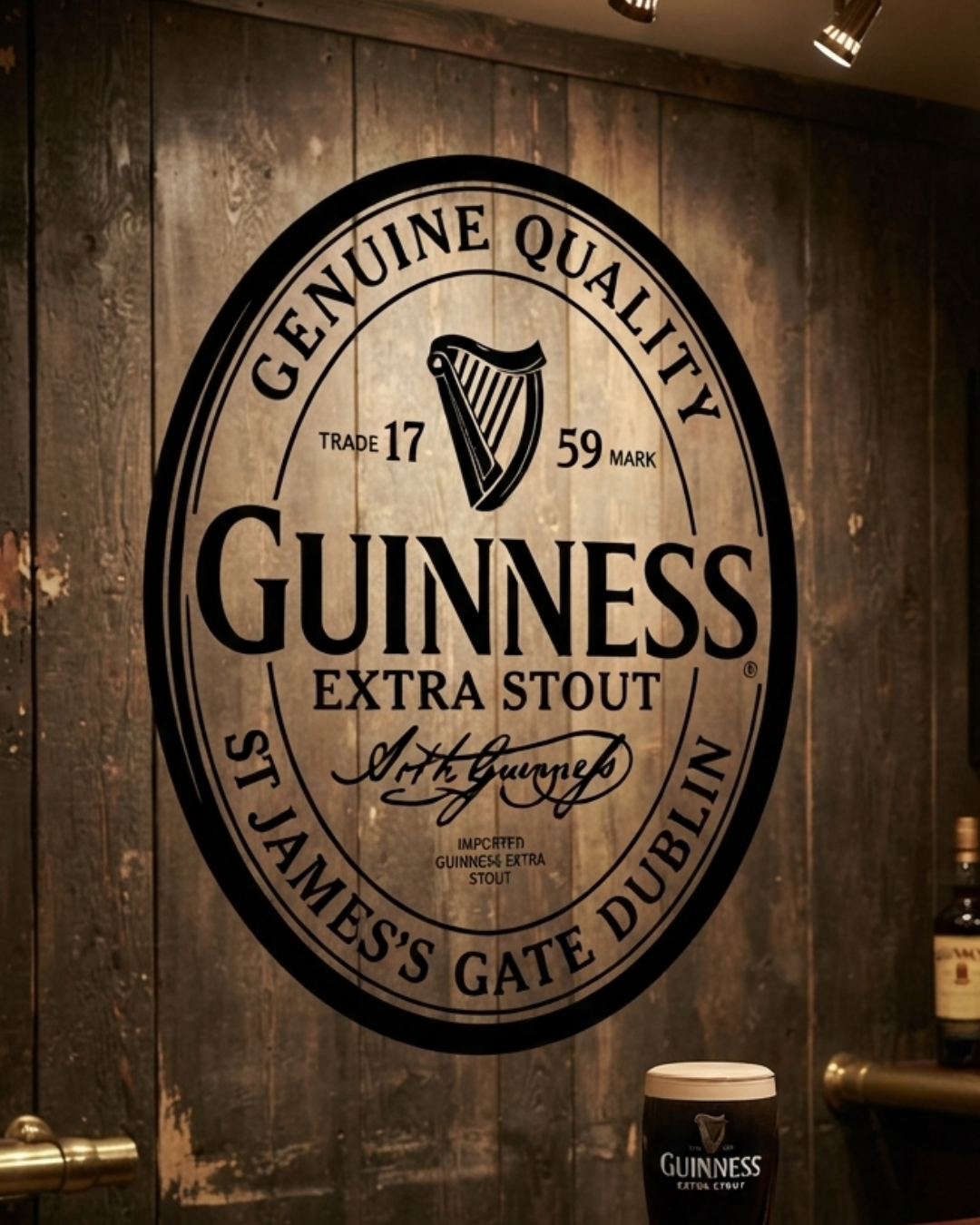 Vintage Guinness Extra Stout Decal