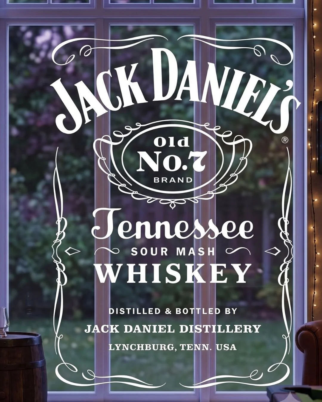 Whiskey Wall Art: Jack Daniel's Old No.7 Label