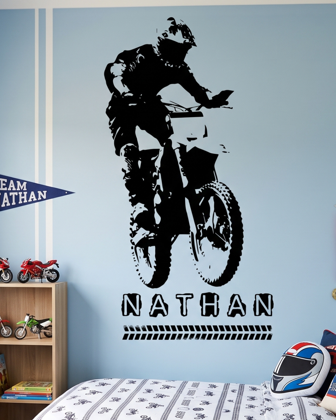 Personalized Motocross Decal