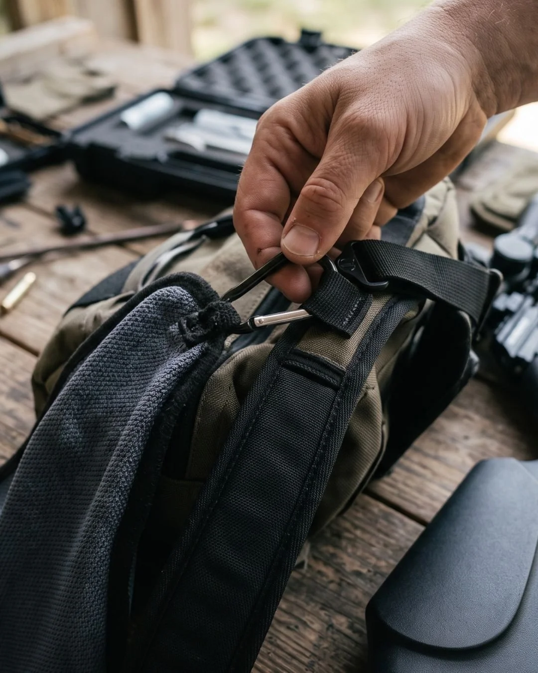 Premium Dual-Action Rifle & Field Towel