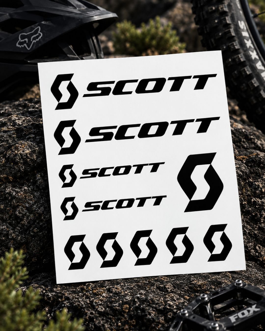 Scott MTB Frame Decal Pack (10-Pack) – Premium Vinyl Mountain Bike Graphics
