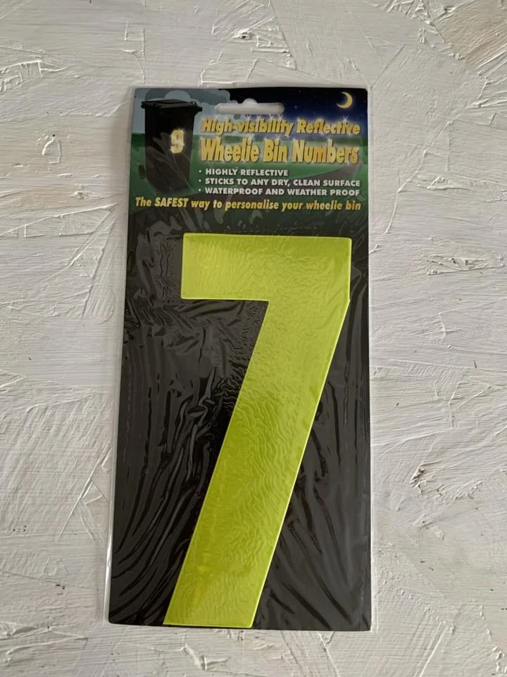 Hi-Vis Reflective Numbers