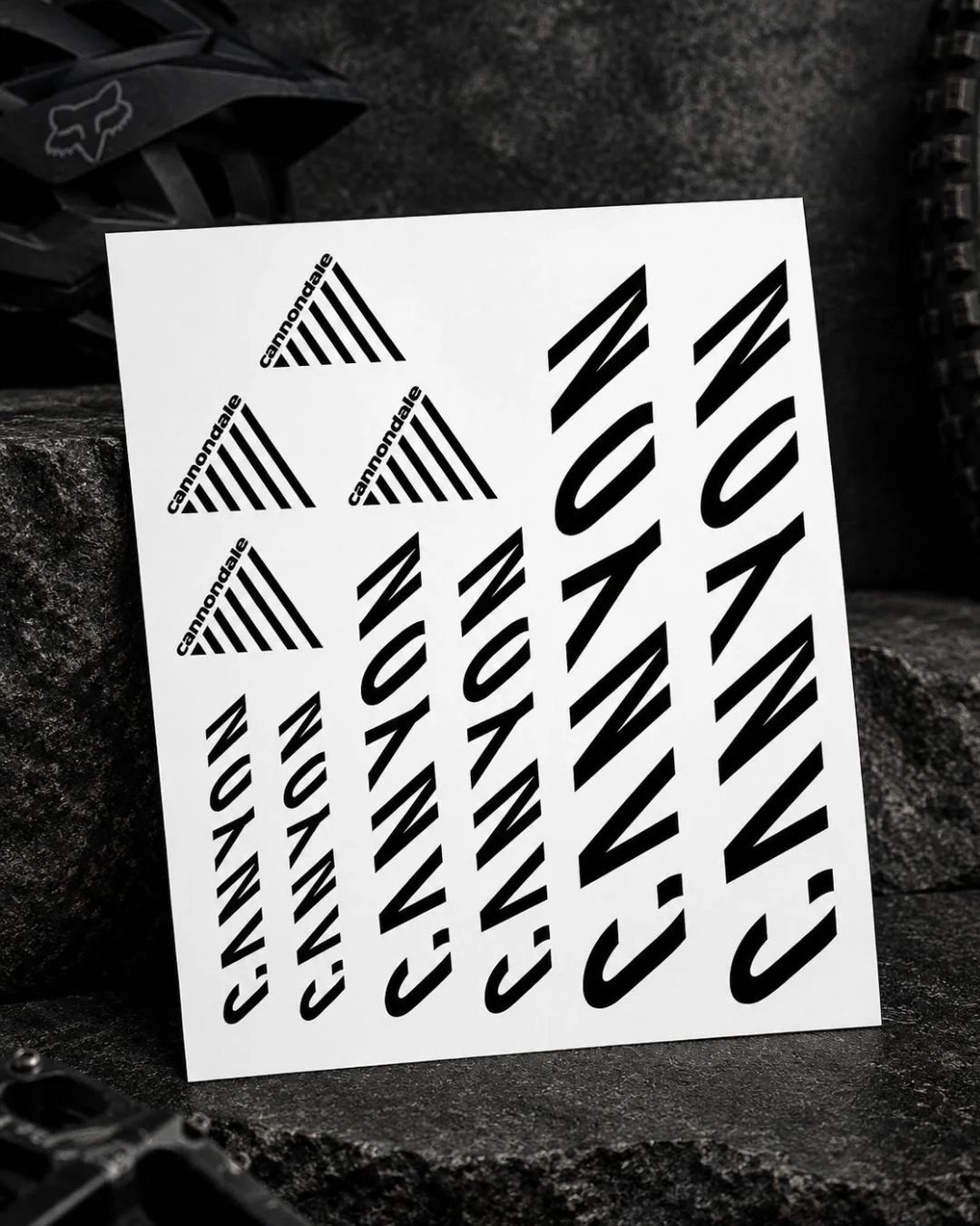 Cannondale MTB Frame Decal Pack (10-Pack) – Premium Vinyl Mountain Bike Graphics