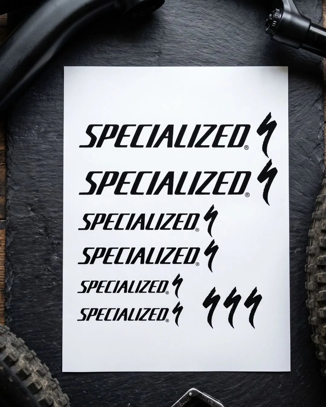 Specialized MTB Frame Decal Pack (9-Pack) – Premium Vinyl Mountain Bike Graphics
