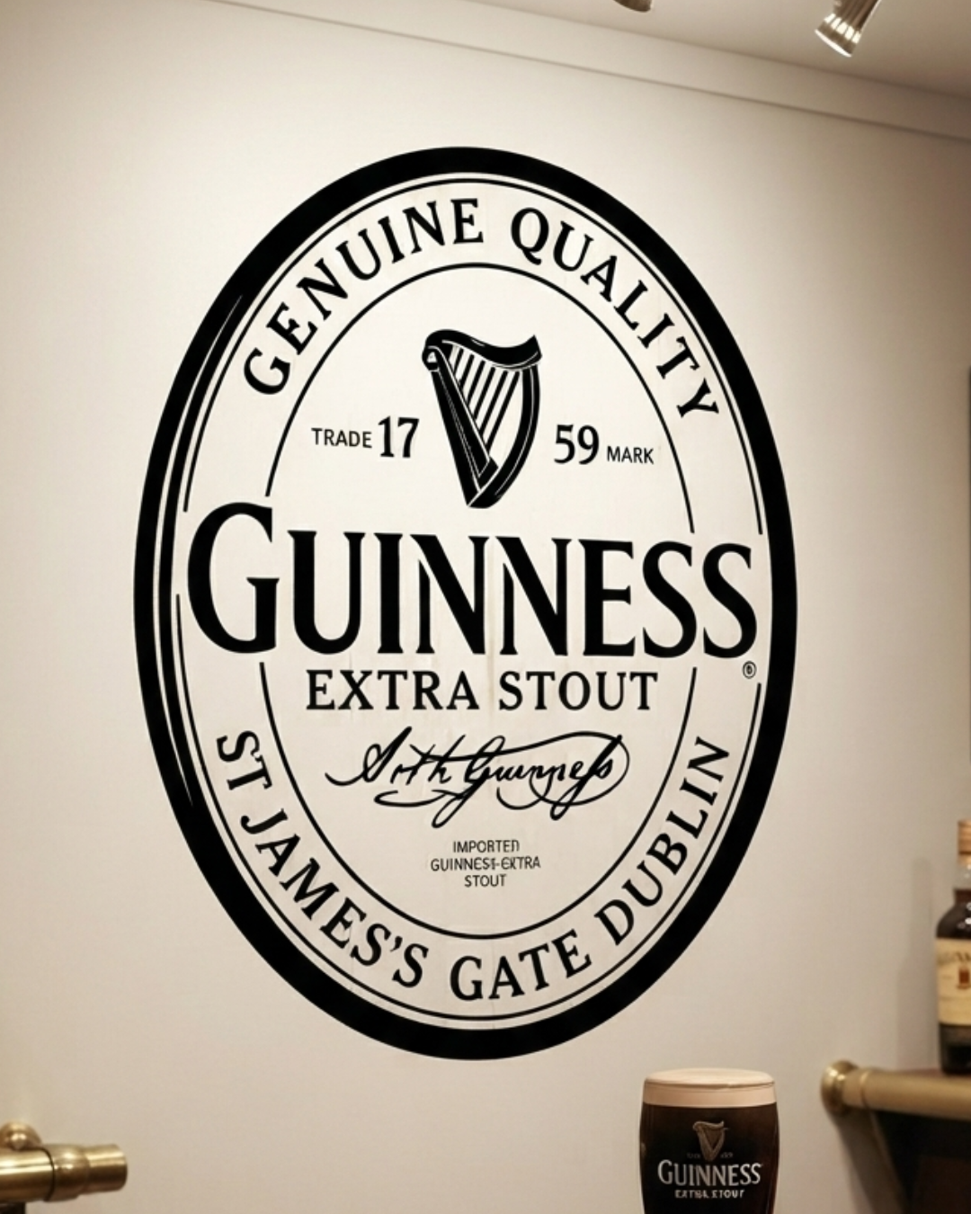 Vintage Guinness Extra Stout Decal