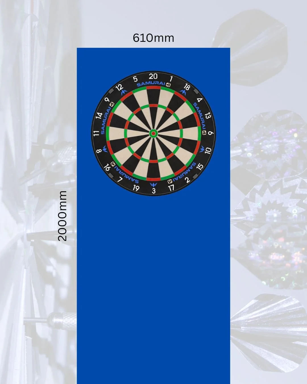 Darts Plain Vinyl Backdrop