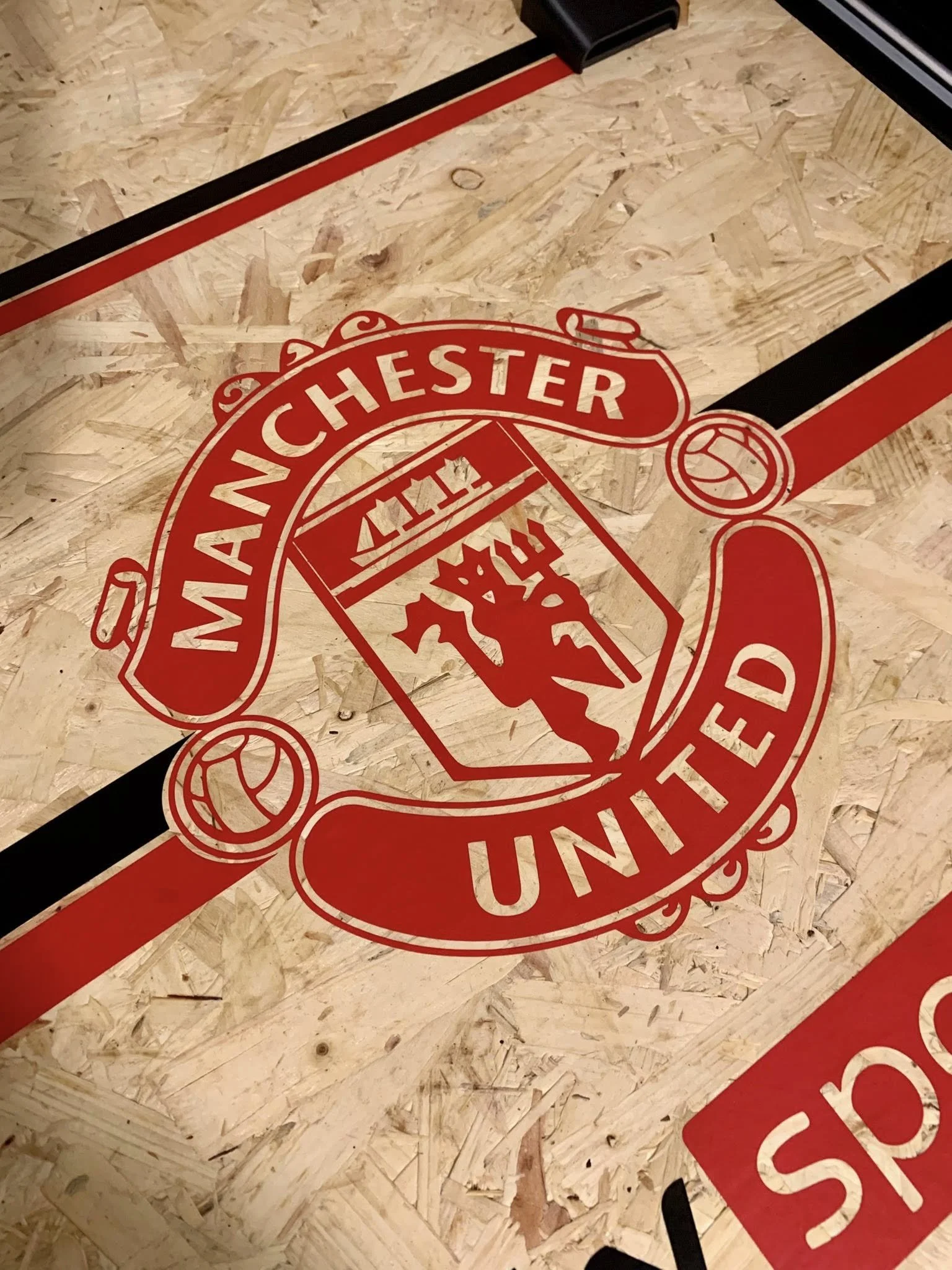 Manchester United Darts Backboard