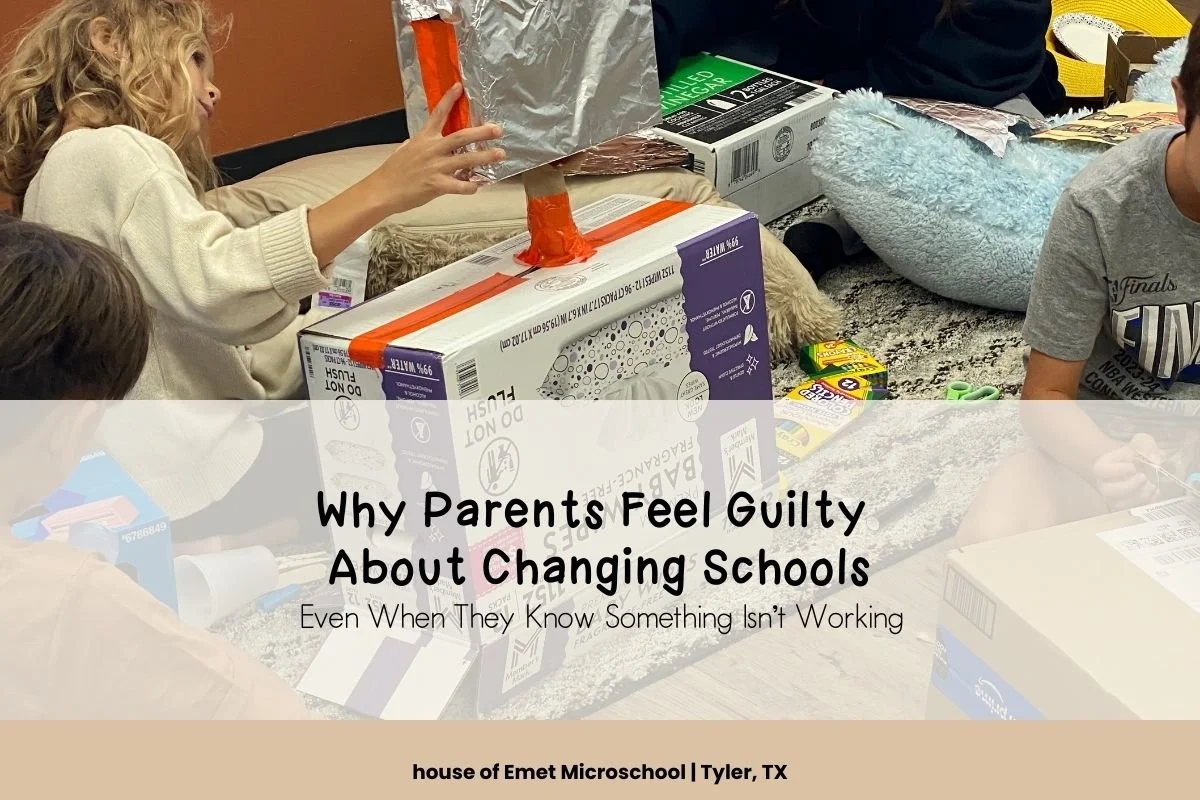 Why Parents Feel Guilty About Changing Schools (Even When They Know Something Isn’t Working)