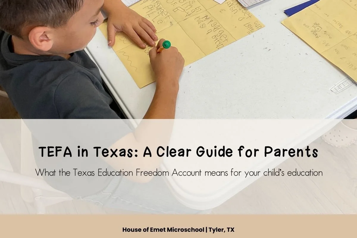 TEFA in Texas parent-friendly guide explaining education options for families