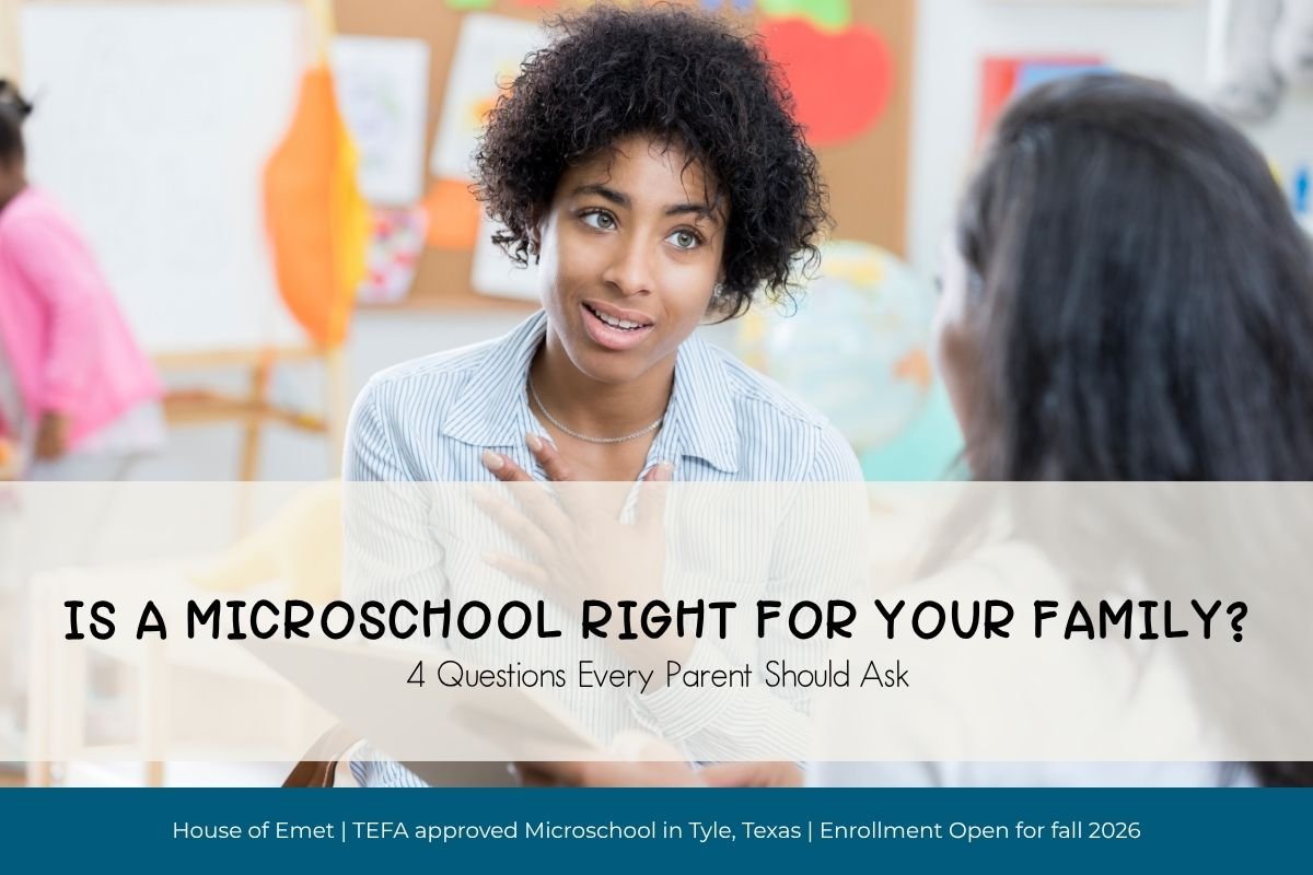 Parent and child discussing educational options and school choices.
