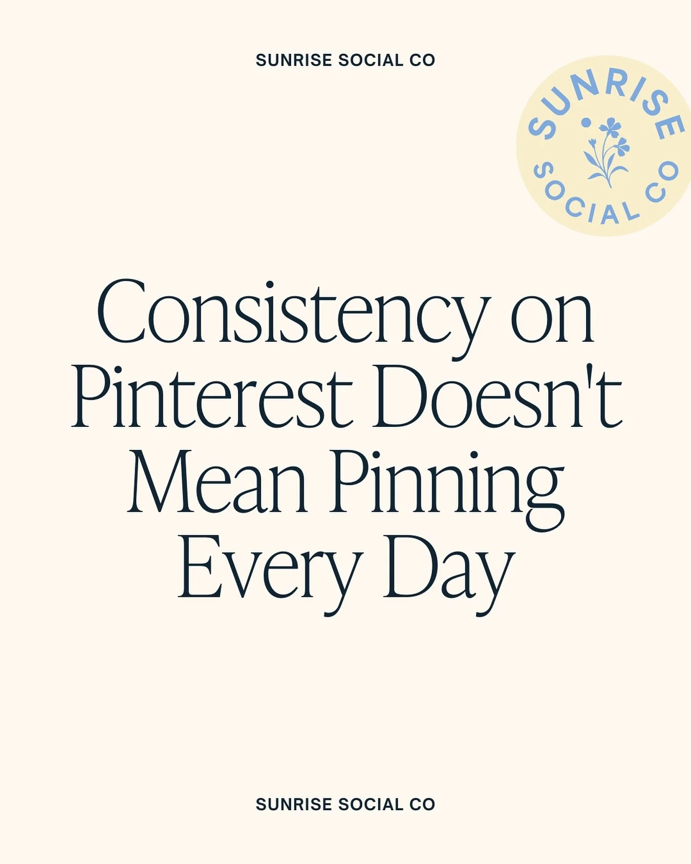 If you&rsquo;re logging into Pinterest every day to pin, burnout is on the way...

There&rsquo;s a better way, friend!

Pinterest loves consistency, and you should absolutely have pins going out every day if you can sustainably do so.

But Pinterest 