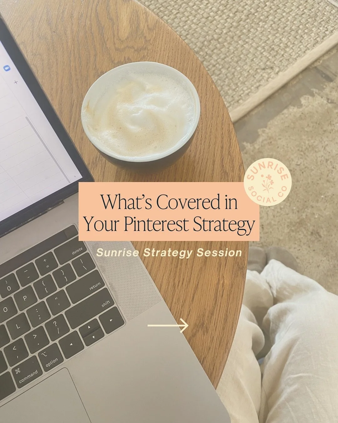 The Sunrise Strategy Session is your personalized Pinterest plan 💅🏻

I&rsquo;ll dive into your business goals and existing content to map out a custom Pinterest strategy designed to attract your dream clients.

Along with your strategy, you also ge