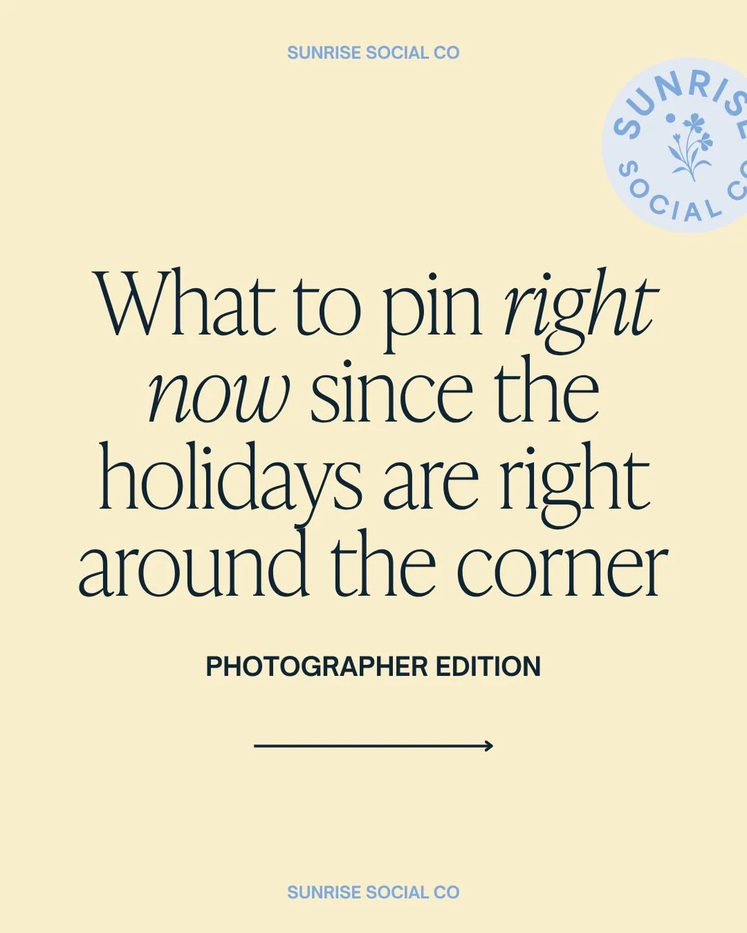 If the holidays feel far away, your Pinterest strategy would already disagree. 

Swipe through for exactly what to start pinning right now if you&rsquo;re a photographer, because by the time the holidays actually feel close, the people who are going 