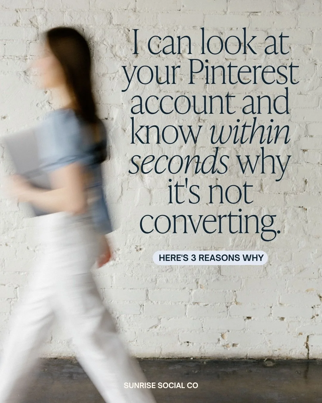 People assume Pinterest not converting means you need to pin more. But usually, that&rsquo;s not it.

I can look at almost any Pinterest account and tell within seconds why it&rsquo;s not bringing in leads, and it&rsquo;s rarely about effort. Swipe t