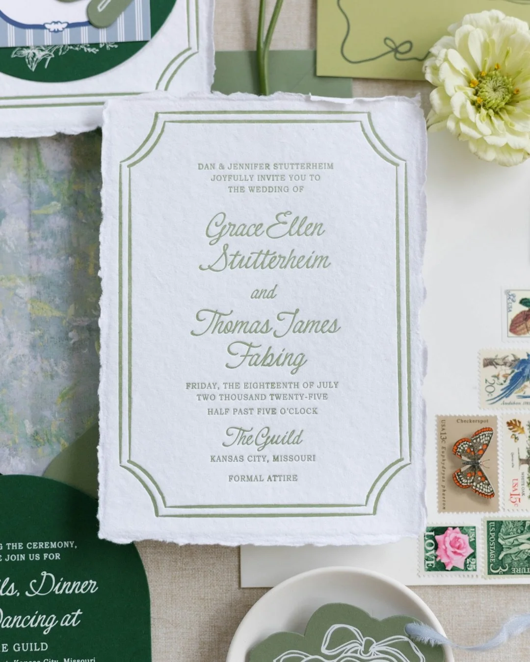 1 year of Gracie &amp; Tom? Ok FiNeeEE I&rsquo;ll post one of my favorite suites ever, ever 🕊️🍃🦋

Couple: @gstutters + @tom.fabing
Flatlay: @gracefullymadeinks
&mdash;&mdash;&mdash;&mdash;&mdash;&mdash;&mdash;&mdash;&mdash;
Venue: @theguildkc
Plan